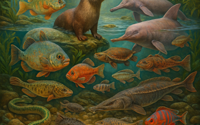 Découvrez 16 espèces d’animaux d’eau douce menacées d’extinction
